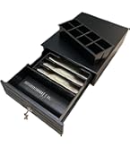 Amazon.co.jp: キャッシュドロア 小型 自動 + 手動 エアレジ対応 3札 6